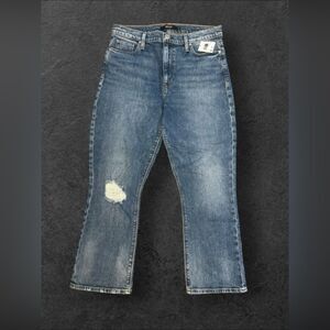 Hudson Holly High-Rise Crop Bootcut Jeans – Size 29